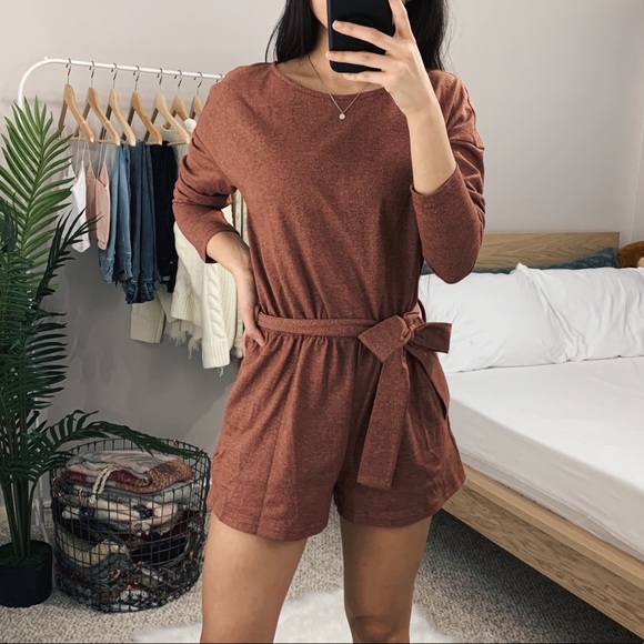 🆕 Claire - Brick Knit Romper - Picture 2 of 7